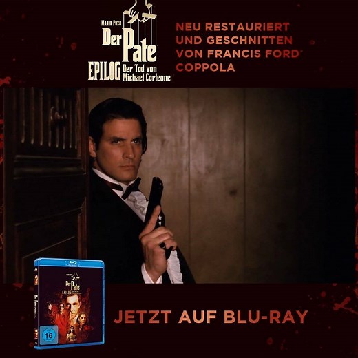Nachdem DER PATE 3 lange im Schatten von Teil eins und zwei stand, erscheint er nun in einer völlig neu geschnittenen und restaurierten Fassung! Mit neuem Anfang und Ende! Der Pate: Epilog - Der Tod von Michael Corleone - Jetzt auf Blu-ray 👉 http://uphe.universalpictures.de/m/pate_epilog | Universal Pictures Home Entertainment