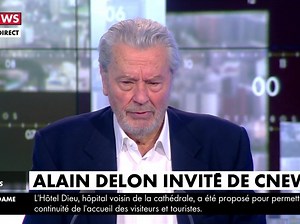 VIDEO. "Ça m'a rendu malade, c'est affreux" : Alain Delon évoque avec émotion l'AVC de Jean-Paul Belmondo