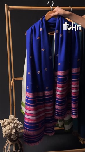 Our woolen shawls begin in places that know real cold. In Kutch and in hilly weaving belts, small units work with fine wool and wool rich blends to weave shawls that trap warmth without turning into blankets. The weaves are planned so the fabric can drape, fold and travel easily. Some shawls are quietly textured plains. Some carry rare block printing on wool. Others hold weaves, stripes or mirror work that still sit calmly with everyday clothes. From these regions, shawls travel to our Gwalior s