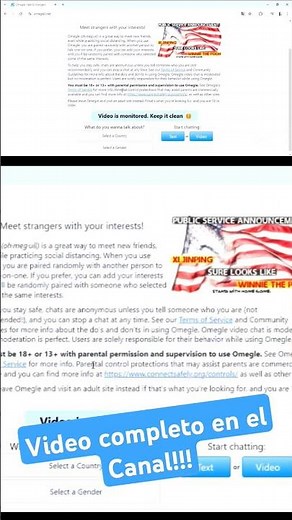 You can now log back into Omegle! They've created a new version with more features! #omegle