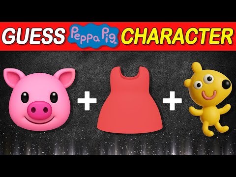 Peppa Pig Quiz Challenge 🐷 Guess the Character & Fun Emoji Game | Quiz DingDong