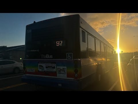 Thebus Honolulu Bus' 526 Gillig Low Floor 40' Ft Route 97 EXP! VP/Royal Kunia