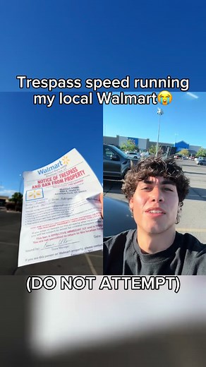 Trespass speedrunning Walmart | walmart speed run