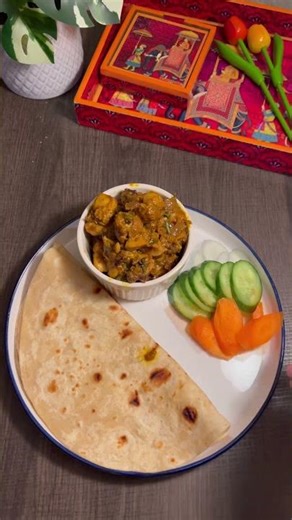 Cozy Dinner Plate | Paratha + Chicken + Salad | Simple Home-Cooked Meal | Edible Creations
