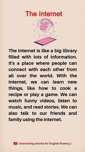 English story | The Internet | English stories for English Fluency More here: https://youtu.be/H0LhT7IrZyw #englishlearning #English #story #EnglishStory #speakenglish #storytime #Storytelling #englishspeaking #englishteacher #englishlanguage #englishbulldog | English StoryStream