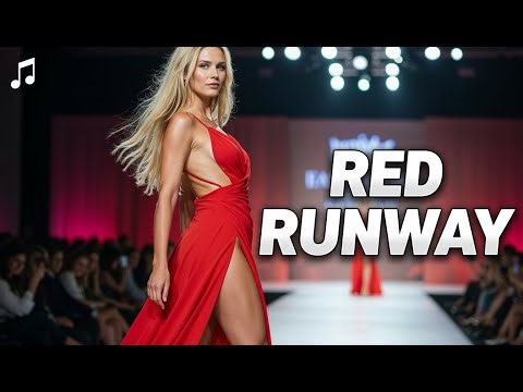 Red Runway | Stunning Red Dress Catwalk Show (Full HD) | MUSIC VIDEO
