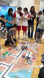 🔍 Watch How Nashenbot's AISTEAM Car Elegantly Solves Competition Challenges #education #robot #ai