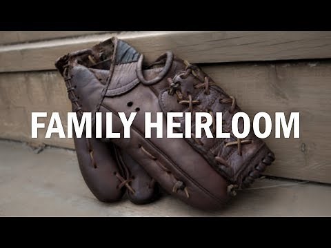 RESTORING MY FATHERS CHILDHOOD BASEBALL GLOVE