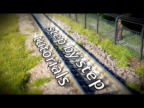 Introduction to model railroad tutorials, step by step Part0