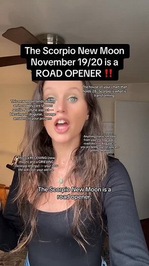 6.5K views · 244 reactions | May your road OPEN, your path CLEAR & your blessings POUR IN this Scorpio new moon — and so it is!! . . . . . . . #scorpionewmoon #newmoon #astrology #newmoonritual #newmoonintentions | Haley Comet Astrology | Facebook
