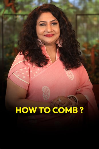 27K views · 361 reactions | Pulling from the roots causes stress and breakage. Gentle section-by-section combing is the right way. A wooden, wide-tooth comb helps reduce static, frizz, and scalp stress. Correct technique matters as much as the comb you use. #haircare #hairskin #prabareddy #vcare #scalpcare | Praba Reddy | Facebook