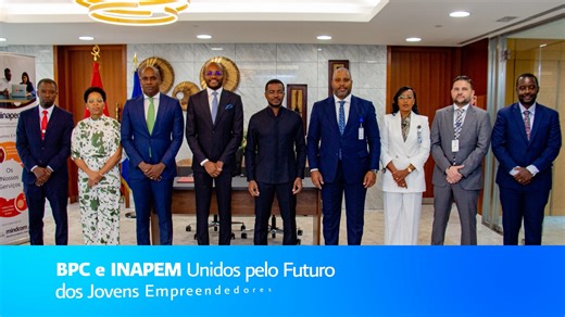O BPC assinou, no dia 19 de Novembro, um Protocolo de Cooperação com o INAPEM que visa apoiar a produção nacional, a competitividade empresarial e incentivar as actividades dos micro empreendedores e cooperativas através da criação de produto designado Crédito Jovem Empreendedor. Com esta iniciativa, o BPC reforça o seu compromisso com o desenvolvimento económico e sustentável de Angola, contribuindo para a promoção do empreendedorismo juvenil, a diversificação da economia e o fortalecimento do 