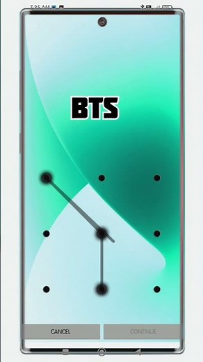 unique pattern lock mobile BTS 📲 #lock #pattern #shorts #bts