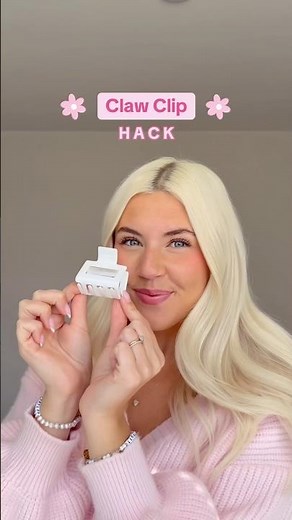 Claw Clip Hack!!✨💕 #shorts #hairstyle #hairtutorial