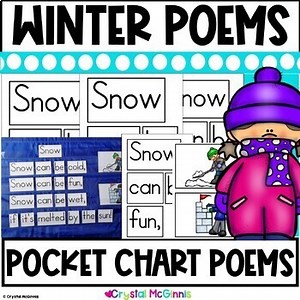 POCKET CHARTS | 17 Winter Poems for Shared Reading | Pocket Chart Poetry