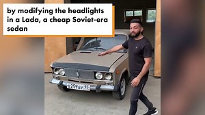 Pyro turns car into a flamethrower