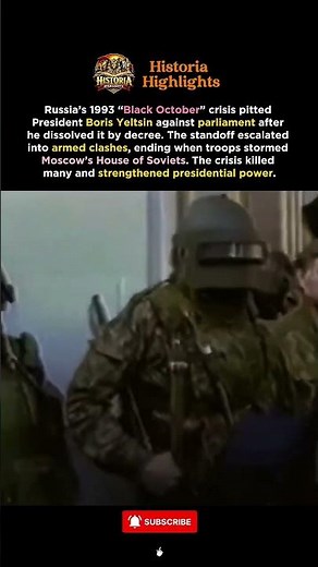 Black October 1993: Russia’s Constitutional Crisis and the Battle for Power