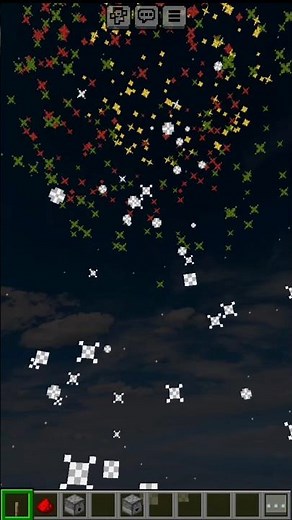 Fireworks Show in #minecraft