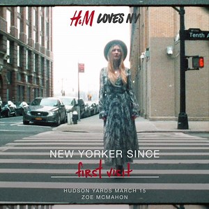 Hey New Yorkers! 👋🍎 Don't forget the grand opening of Hudson Yards New York is Friday March 15th! Come check out our new H&M location to shop and snag some giveaways! Event details here: http://hm.info/1cexq | H&M