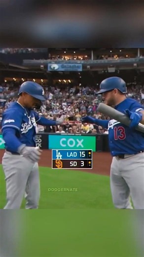 Dodgers DESTROY the Padres 😳 👀 #mlb #baseball #dodgers