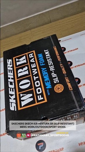 SKECHERS WORK SKECH-AIR VENTURA SR SLIP RESISTANT SAFETY SHOES (FULL VIDEO CHECK OUR CHANNEL)