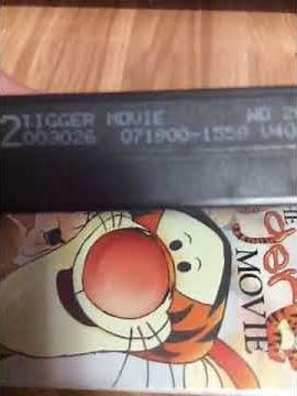 The Tigger Movie 2000 Vhs Review