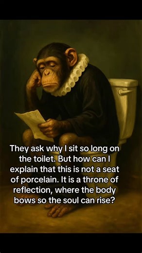 Philosophy Monkey on Instagram: "Toilet Philosophy..."