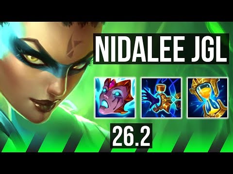 NIDALEE vs JARVAN IV (JGL) | Perfect KDA: 12/0/21, 51K damage | KR Challenger | 26.2