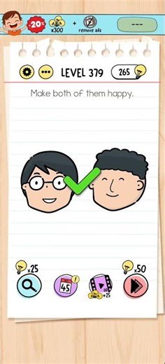 Brain Test Level 379 Solution & Walkthrough | Tricky Puzzles (Android & iOS Shorts)