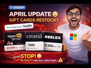 Microsoft Rewards Update April 1 😳 Why Gift Cards Disappeared & Restock Date!
