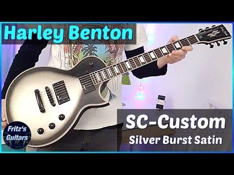 Harley Benton SC-Custom Silver Burst Satin 2022 - DISCONTINUED