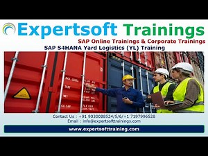 SAP S4HANA Yard Logistics (YL) Training | SAP S4HANA YL Training | SAP S4HANA YL Online Training