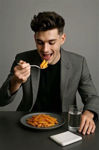 What Happens When Trendy Men Eat Alone? Stylish Solo Dining Aesthetic