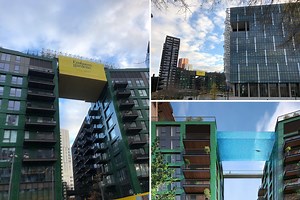 World's first transparent 'sky pool' 115ft above London nears completion