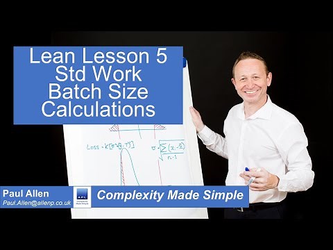 Lean Lesson 5 Batch Size Calculation