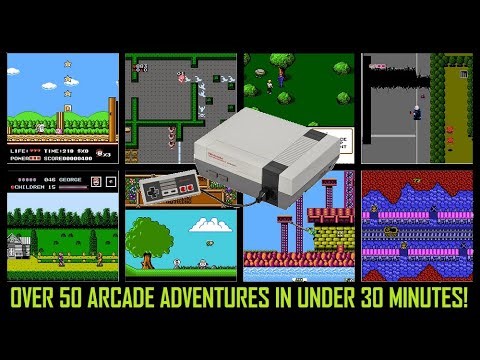 Over 50 Nintendo NES Arcade Adventures in Under 30 Minutes