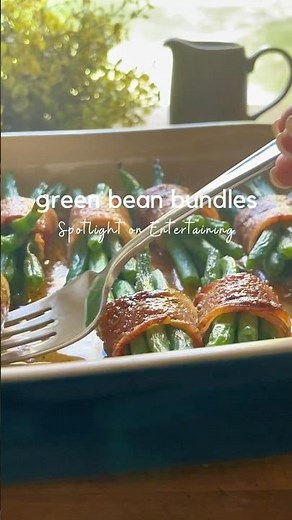 Green Bean and Bacon bundles | Fall recipes | Thanksgiving | Entertaining