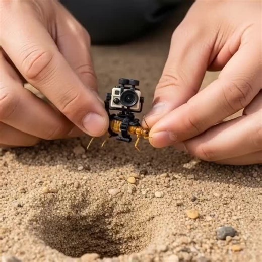 Sand Trap Predator — Antlion Larva’s Deadly Pit #antlion #antlionlarva #sandpredator #insecthunter #microworld