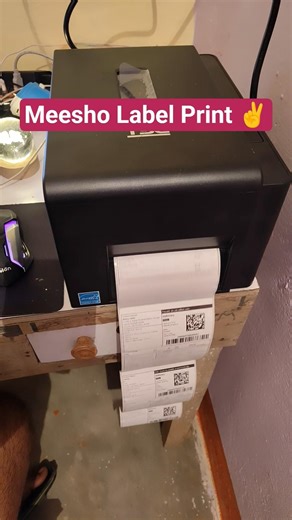 Meesho Label Print Using Thermal Printer 🤟🖨️ #meeshoselling #ecommerce #ecommercetips