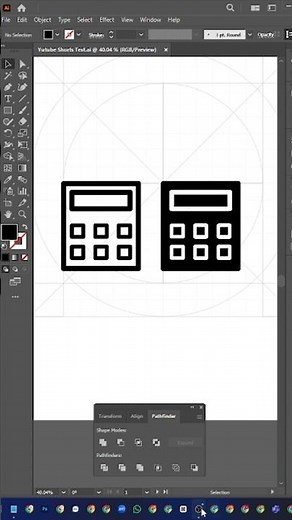 Calculator icon logo design. Accounting calcul