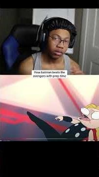 How batman beats the avengers with prep time: thor . . #musecreacts #memestiktok #animatedstory