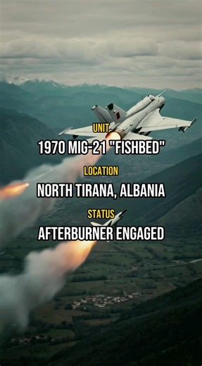 Balkan Thunder: MiG-21 Resurrected in the Albanian Mountains 🇦🇱 #shorts