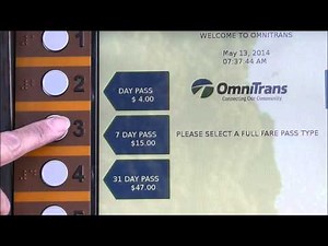 How To Use Omni's Ticket Vending Machine