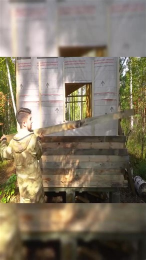 Build a house in the forest. Frame house #bushcraft #build #camping #survival #shelter | Bushcraft Wildcamping | Facebook