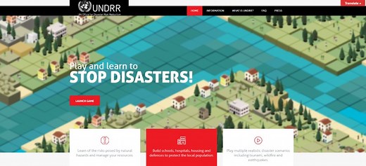 Play and learn to stop disasters