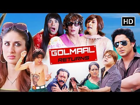 Ajay Devgn's Blockbuster Comedy Movie - Golmaal Returns – Full in HD - Arshad Warsi, Kareena Kapoor