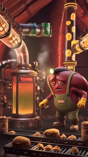 POV: Your Liver After a Weekend Party! 🍻😩 #ToonBox #DrPotato #healthylifestyle #shorts #animation