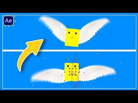Wing Animation in After Effects Tutorials