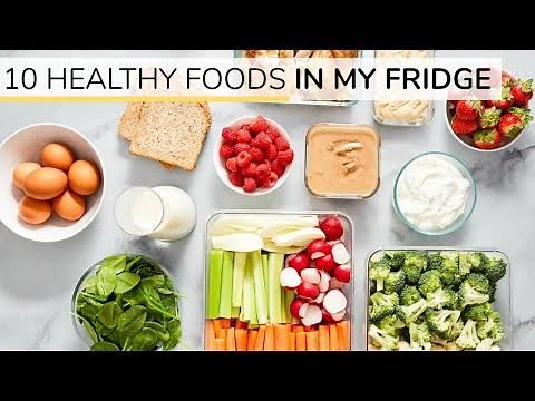 WHAT'S IN MY FRIDGE | 10 healthy staples for easy meals + snacks