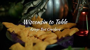 Wisconsin Cheese's Asiago bat crackers are a Halloween hit! Cute, tasty, and easy to make...nothing spooky about that. 🦇 Find the recipe here: https://bit.ly/3ajgUEn | BelGioioso Cheese